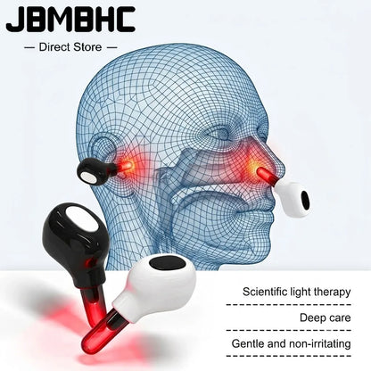 650nm Earplug Otitis Media Ear Laser Red Light Therapy Irradiation Ear Canal Laser Tinnitus Deafness Physiotherapy Meter