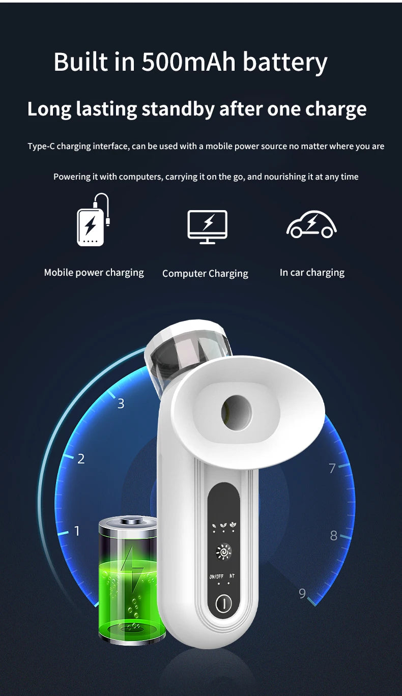 Eye Steam Device Eye Mister for Dry Eye Portable Eye Steam Sprayer for Moisturize Eye Face Eyes Massage Humidifier for Eye Care