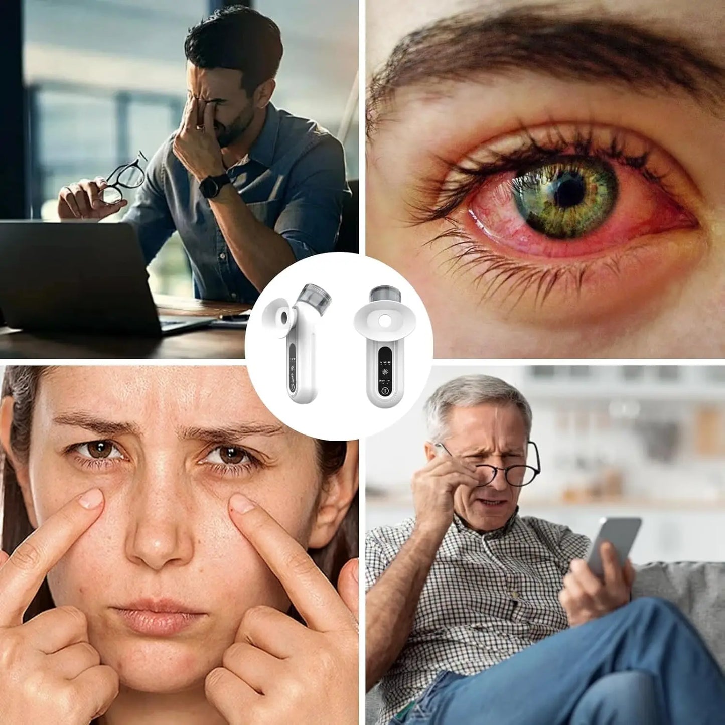 Eye Steam Device Eye Mister for Dry Eye Portable Eye Steam Sprayer for Moisturize Eye Face Eyes Massage Humidifier for Eye Care