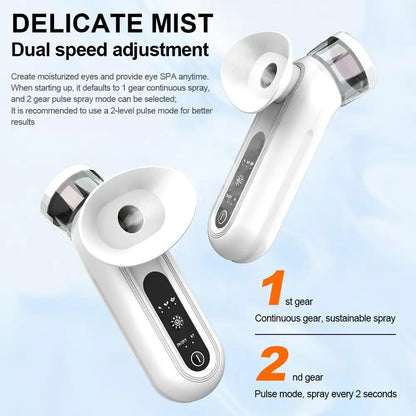 Eye Steam Device Eye Mister for Dry Eye Portable Eye Steam Sprayer for Moisturize Eye Face Eyes Massage Humidifier for Eye Care