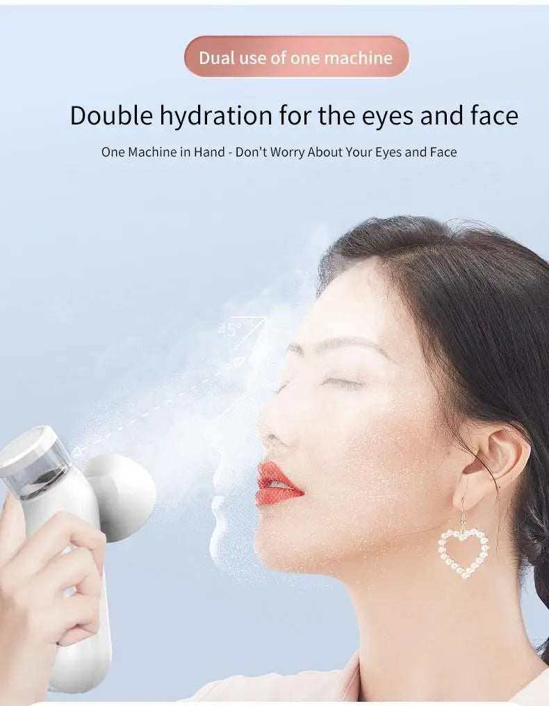 Eye Steam Device Eye Mister for Dry Eye Portable Eye Steam Sprayer for Moisturize Eye Face Eyes Massage Humidifier for Eye Care